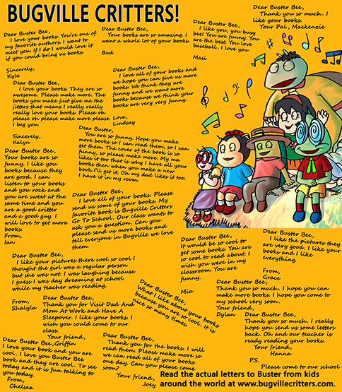 Letters to Buster Bee by Kids - Robert Stanek