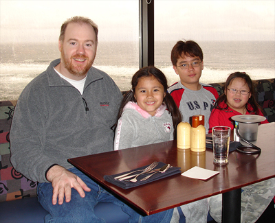 William Robert Stanek and his kids