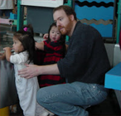 William Robert Stanek and his daughters