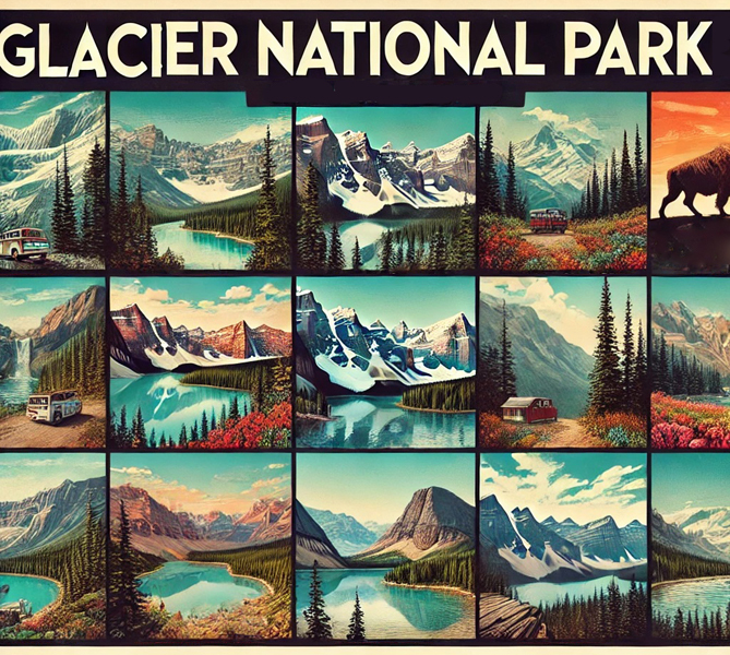 Majestic Peaks: Glacier National Park