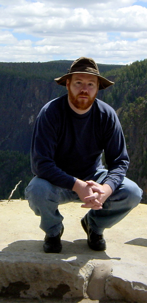 Author William Robert Stanek at Yellowstone
