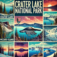 The Depths of Crater Lake National Park